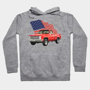 Red American Truck Hoodie